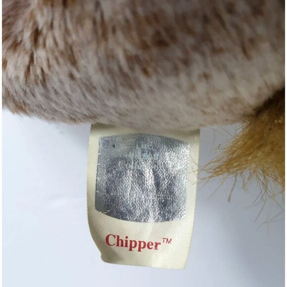 Vintage Ty Beanie Chipper Chipmunk Squirrel 7.5" Baby Plush '99 Edition Retired - Picture 6 of 7